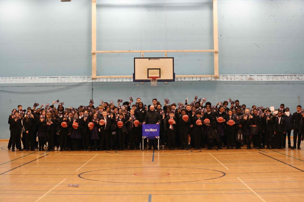 Molten Donates Basketballs and Tickets to Nottingham School Ahead of Super League Basketball Cup Final
